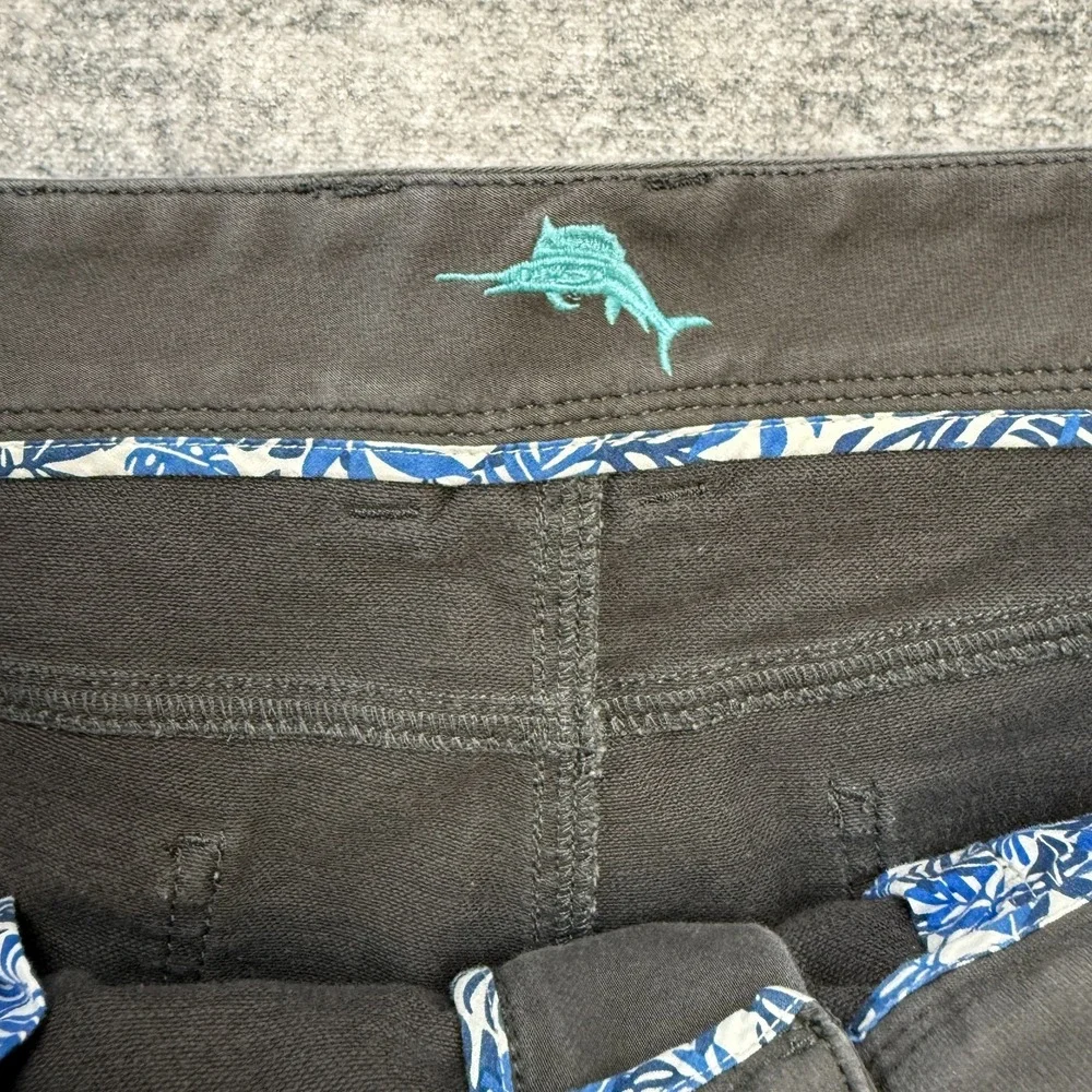 Tommy‎ Bahama Pants Mens 38x30 (36x29) Gray Harbor Point 5 Pocket Stretch Terry